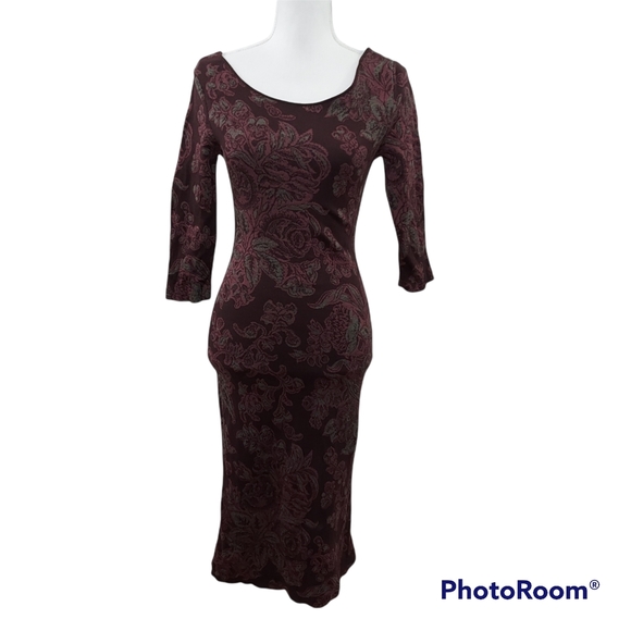 Peruvian Connection floral sweater dress S - Picture 10 of 10